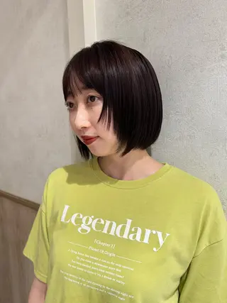 ショート カラー Sora/レイヤー/ ブリーチなしWカラーのヘアスタイル