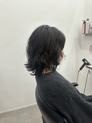パーマ ボブパーマ/デジパ 松原吹季のヘアスタイル