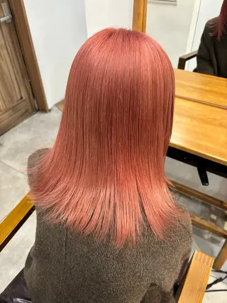 ミディアム akina*ブリーチ ♡トレンドヘアのヘアスタイル