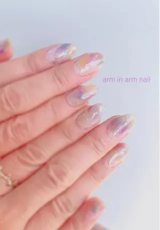 ネイル arm in arm ︎✿Yamamotoのマツエク・マツパデザイン
