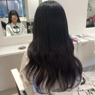ロング MOE🐈⬛🎀 エクステ/ワンホンのヘアスタイル