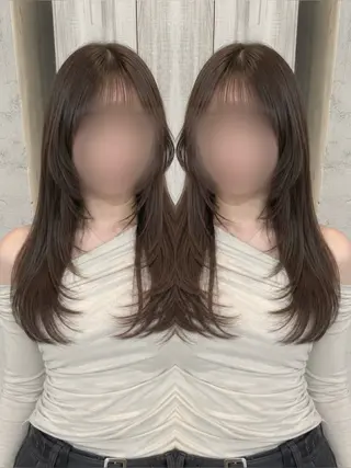 ロング カラー 🩵レイヤー✖︎ 髪質改善🩵リョウヤのヘアスタイル
