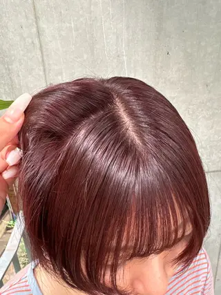 ミディアム カラー トレンドカラー🥣/ ヘアアレンジ✩.*˚のヘアスタイル