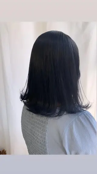 セミロング カラー 髙塚碧🇰🇷 韓国ヘア🎗️のヘアスタイル