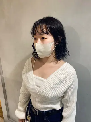 ショート パーマ パーマ美容師 hanaのヘアスタイル