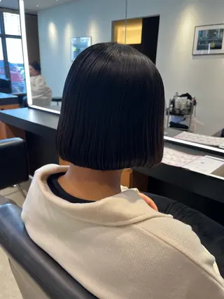 ショート 顔周りレイヤー 髪質改善 / AYUのヘアスタイル