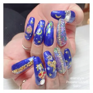 ロング ネイル 🐾enen style 🐾のネイルデザイン