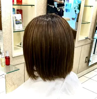 ミディアム カラー メンズカットモデル 募集中🫧吉田陽菜のヘアスタイル