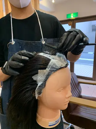 ロング 平野 竜大のヘアスタイル