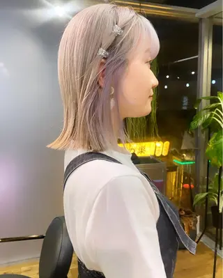 ミディアム カラー ヘアアレンジ ウルフカット モデル募集中！ミカのヘアスタイル