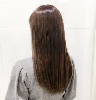 ロング パーマ 趙 英来のヘアスタイル