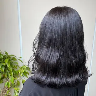 ロング カラー 羽エクステ/シール エクステ/横浜駅5分のヘアスタイル