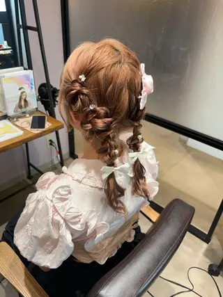 ロング ヘアアレンジ 作野 潮織のヘアスタイル