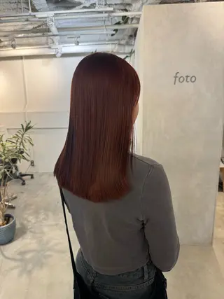 セミロング 新宿/顔周りカット +レイヤー=しずく♩のヘアスタイル