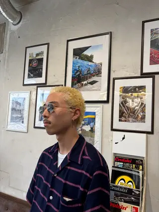 カラー パーマ メンズ SANDGATE shionのヘアスタイル