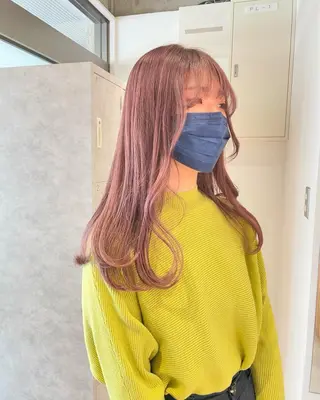 ロング カラー 月100人以上 髪質改善施術|谷口のヘアスタイル