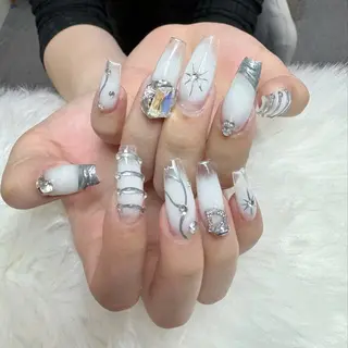 ネイル 🎀nana🫧 ワンホンネイル🎀のネイルデザイン