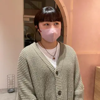 ショート BLOCK hair makeのヘアスタイル