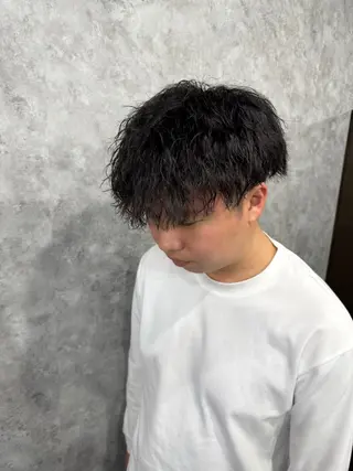 パーマ メンズ メンズパーマ特化 店長望月謙二郎のヘアスタイル