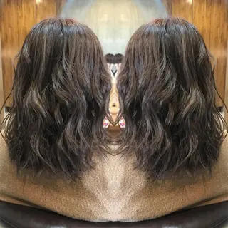ミディアム カラー 重政 和樹のヘアスタイル