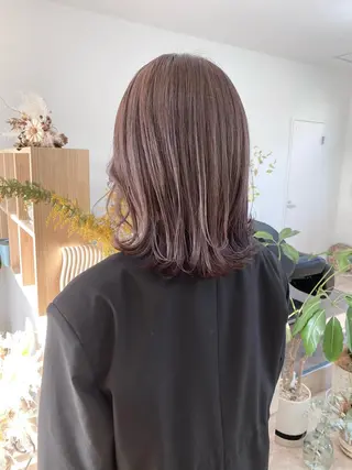 ミディアム カラー ヘアアレンジ ひなの .のその他イメージ