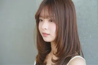 ロング 西川 大晴 透明感・艶感カラーのヘアスタイル