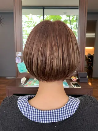 カラー おせ ちさとのヘアスタイル