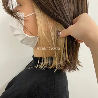 ミディアム カラー パーマ ヘアアレンジ メンズ キッズ ネイル マツエク・マツパ 横浜Bob美容師🤎 ERINAのヘアスタイル