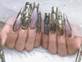 ネイル lucky nail 歌舞伎町のネイルデザイン