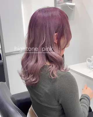 ミディアム mickey Yuinaのヘアスタイル