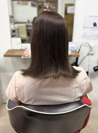 ミディアム カラー 髪質改善shoma mikiのヘアスタイル