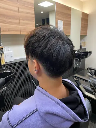 ショート メンズ メンズパーマモデル 大募集中のヘアスタイル