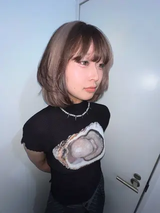 ショート 💥ウルフカット デザインあんな💥のヘアスタイル