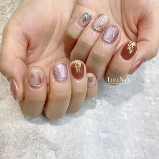 ネイル モチの良さ◉ フィルインネイル♡のネイルデザイン