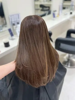 カラー ロング ナチュラルカラー 🤎横浜のヘアスタイル