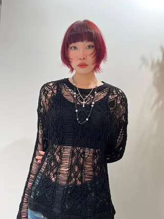 ショート カラー ヘアセット🎀パーマ Tsubasaのヘアスタイル