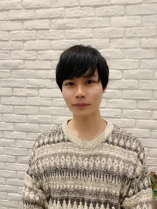 ショート メンズ ミドウチ アヤカのヘアスタイル