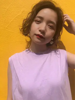 カラー 韓国系レイヤー特化 hiroのヘアスタイル