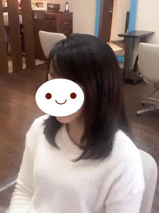 セミロング 中野 大士のヘアスタイル