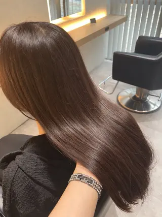 ロング 長澤 理江のヘアスタイル