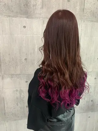ロング カラー ヘアアレンジ 💕ブリーチ/ヘアメ 🎀YUUKAのその他イメージ