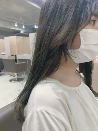 ロング カラー ボブパーマコテ巻き風 パーマNo1深江秀平のヘアスタイル