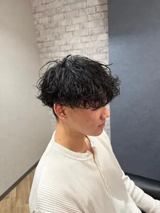 パーマ メンズ 阪急箕面駅 labimani千葉のヘアスタイル