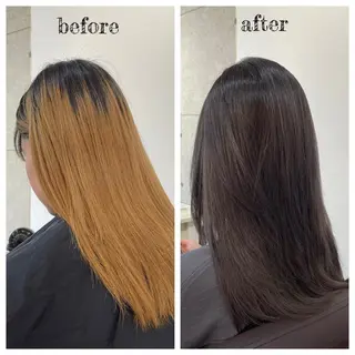 セミロング PutiLuca 浅川のヘアスタイル