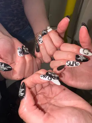 ネイル 33nail✴️栄 スミレ❇️Gel-xのネイルデザイン