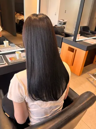 ロング RABU 髪質改善/ 縮毛矯正/名古屋伏見のヘアスタイル
