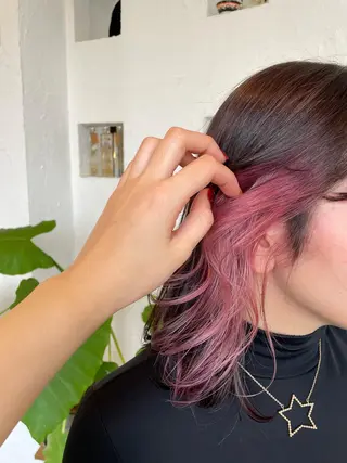 ミディアム カラー 🌸小掛🌸 豊橋外国人風カラーのヘアスタイル