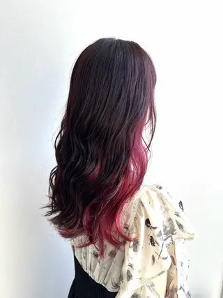 セミロング 土田 紘太のヘアスタイル