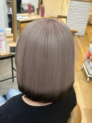 カラー CINQ ゆりんのヘアスタイル
