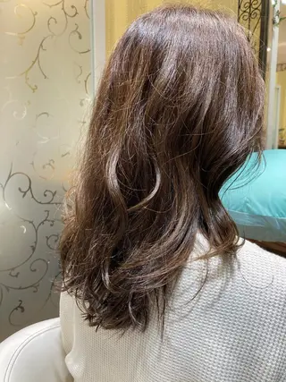 セミロング カラー 鈴木 涼太のヘアスタイル